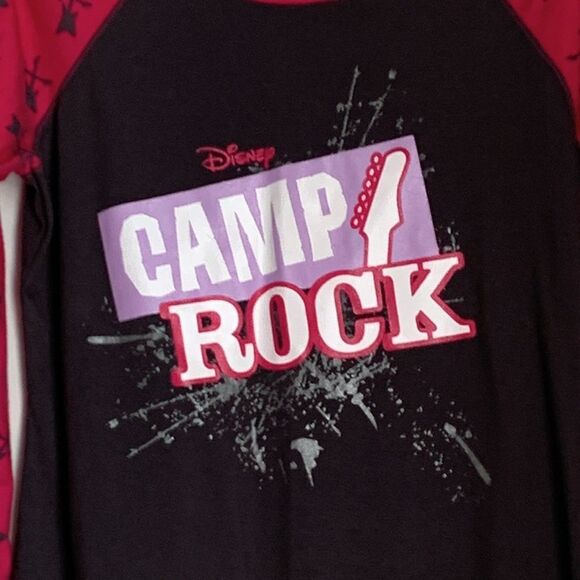 Disney | Girls Camp Rock Grey Pink Flannel Nightgown L 10/12 - Picture 2 of 10